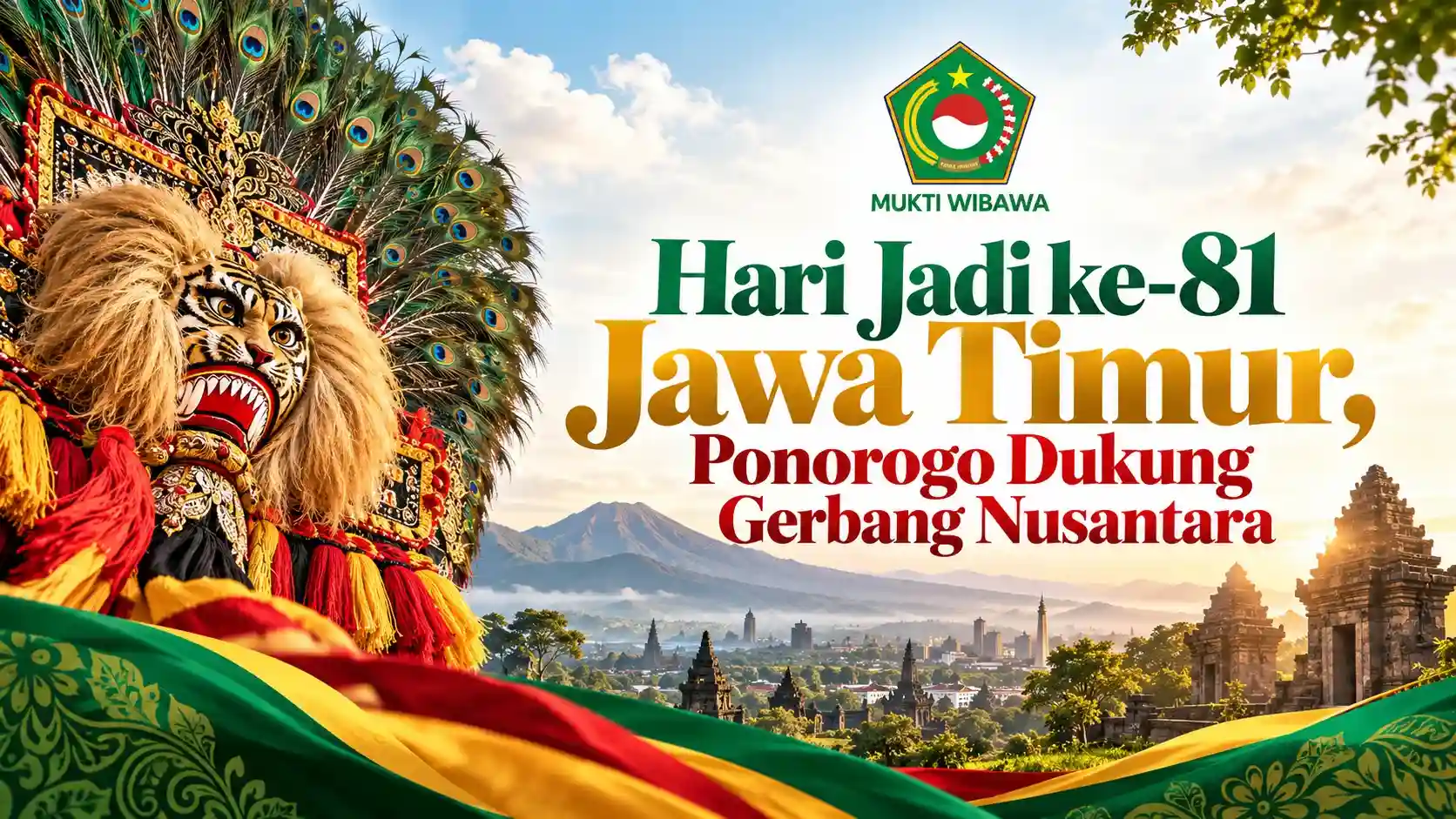 Hari Jadi ke-81 Jatim , Semarak Hari Jadi Jawa Timur Ponorogo_Panti Asuhan Ponorogo Mukti Wibawa